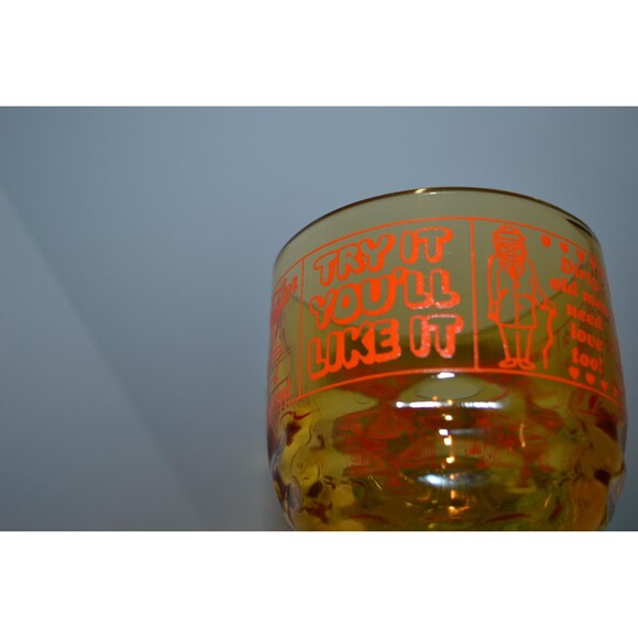 Vintage Beer Mug 1970s Amber Comic Sayings - Picture 4 of 7
